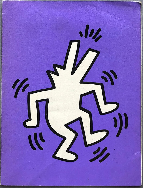 Keith Haring, ‘Keith Haring Memorial invitation 1990’, 1990, Ephemera or Merchandise, Folding Silkscreen announcement, Lot 180 Gallery