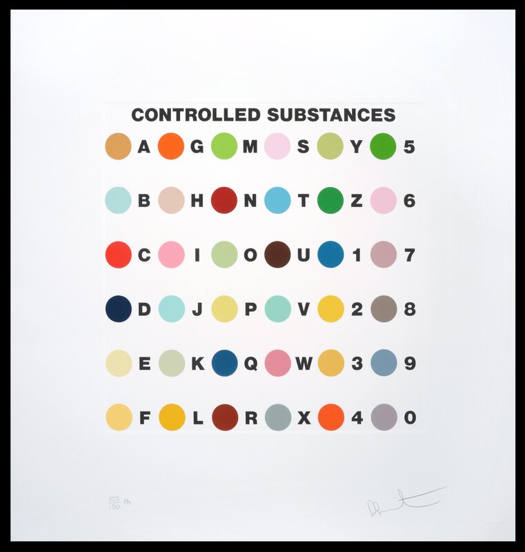 Damien Hirst, ‘Controlled Substance Key Spot/Ph’, 2012, Print, Cassia Bomeny Galeria