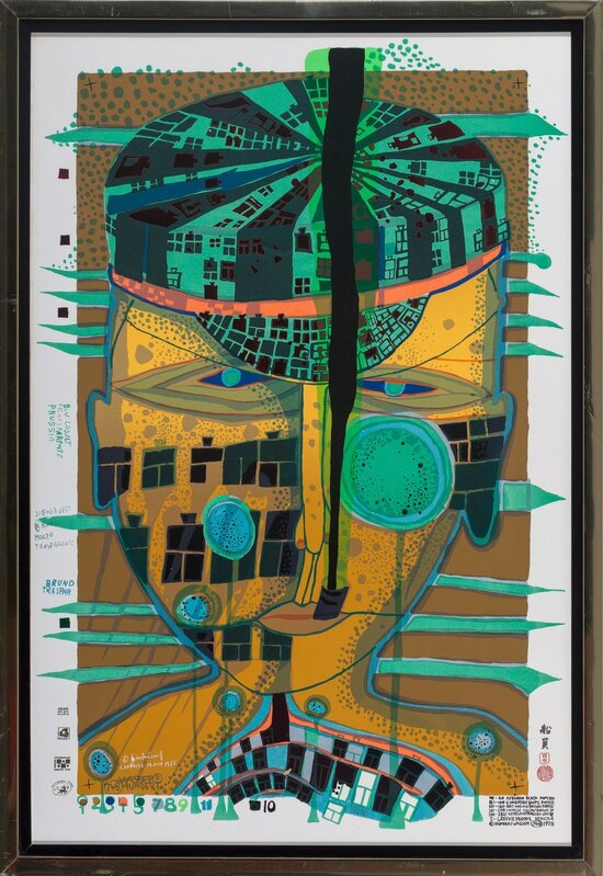 Friedensreich Hundertwasser, ‘One of Five Seamen’, 1975, Print, Screenprint in colors with metallic imprints on European white paper, Heritage Auctions
