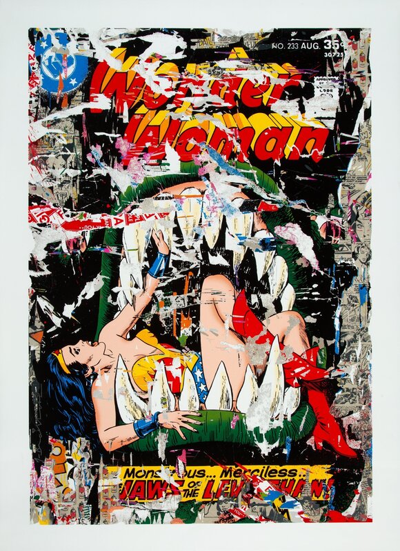 Mr. Brainwash, ‘Wonder Woman’, 2017, Print, Screenprint in colors on Archival Art paper, Heritage Auctions