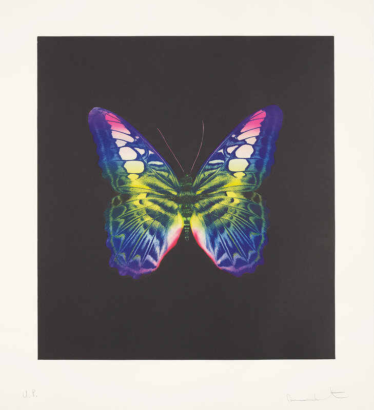 Damien Hirst, ‘The Souls on Jacob's Ladder Take Their Flight (Unique)’, 2007-2016, Print, Unique etching in colours, on Velin Arches paper, with full margins., Phillips