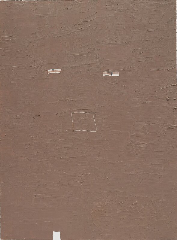 Richard Aldrich, ‘Untitled (Judd Face)’, 2014, Painting, Oil and wax on panel, Museum Dhondt-Dhaenens
