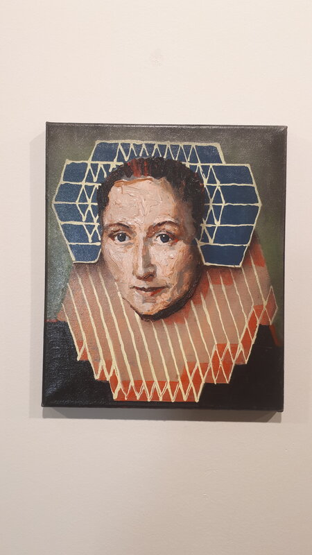Will Teather, ‘Portrait of Gillina van Vlierden (after Geldorp)’, 2019, Painting, Oil on canvas, Secret Art Ltd.