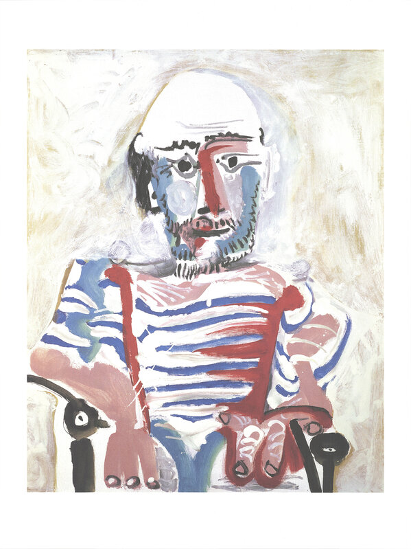 Pablo Picasso, ‘Homme Assis’, 2019, Reproduction, Offset Lithograph, ArtWise
