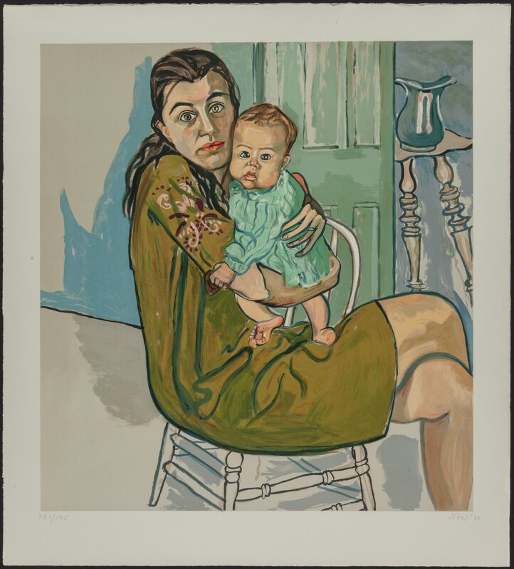 Alice Neel, ‘Mother and Child (Nancy and Olivia)’, 1982, Print, Lithograph in colors on Arches paper, Heritage Auctions
