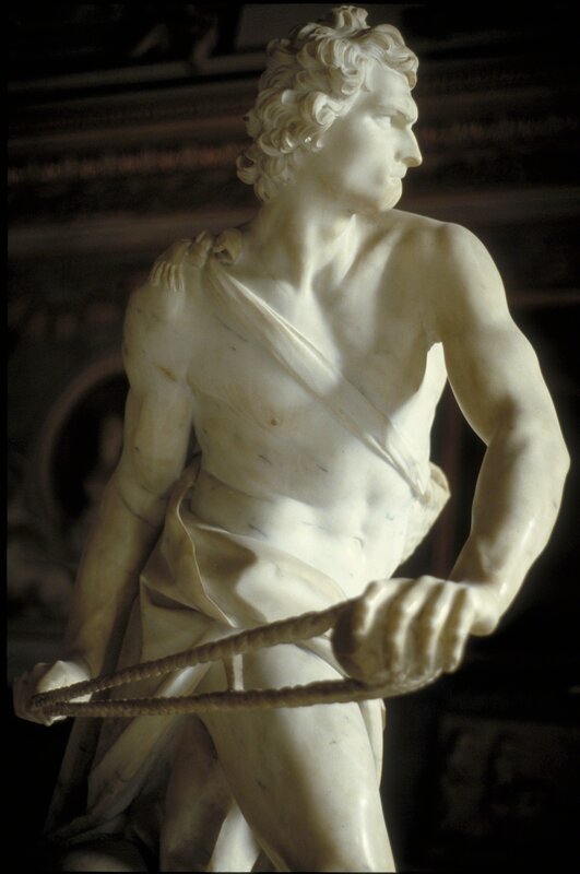 Gian Lorenzo Bernini, ‘David’, 1623, Sculpture, Marble, Allan Kohl