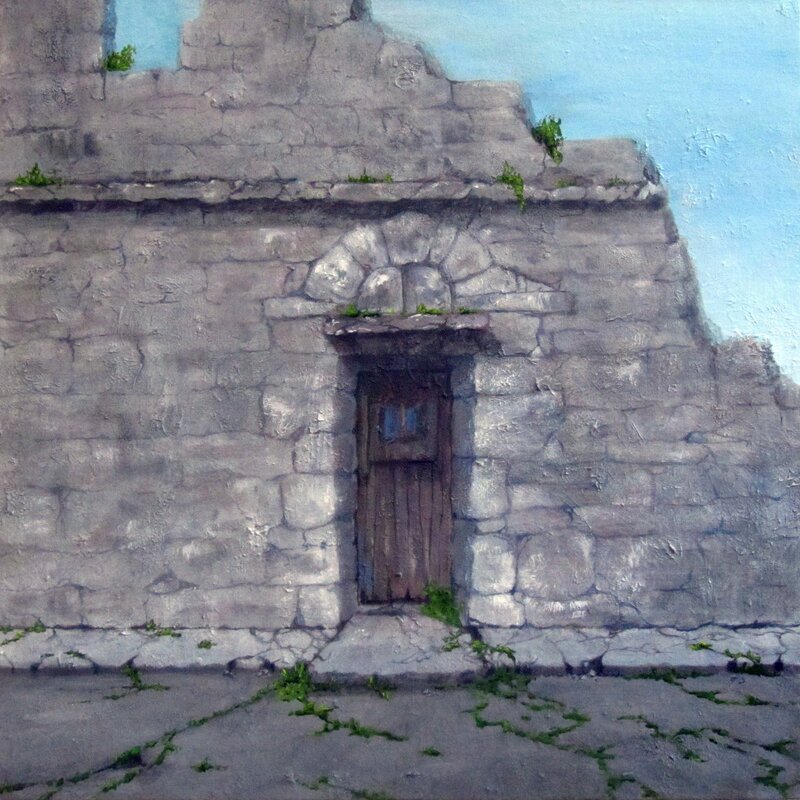 Lynn Christine Kelly, ‘the doorway remains’, Painting, Oil on linen, The Red Head Gallery
