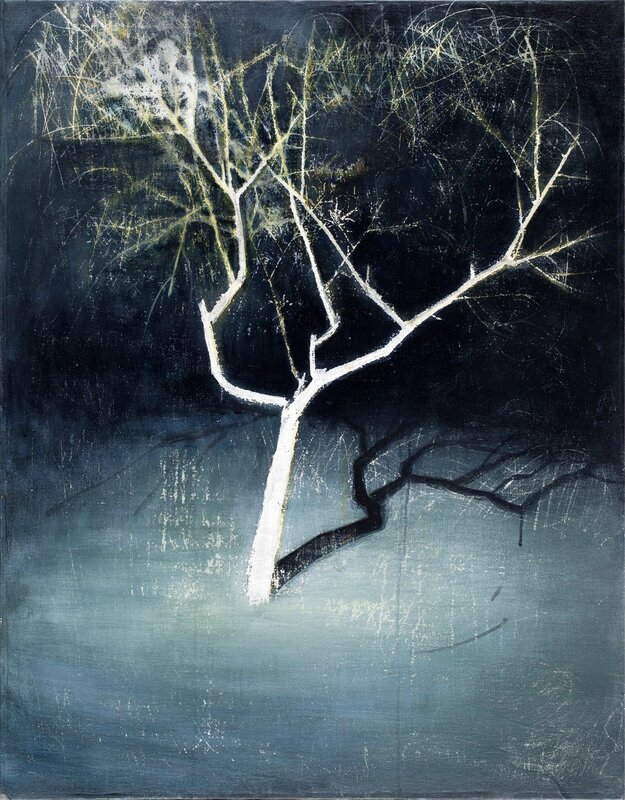 Xiao Zheluo 肖喆洛, ‘White Tree’, 2012, Painting, Oil on Canvas, 10 Chancery Lane Gallery