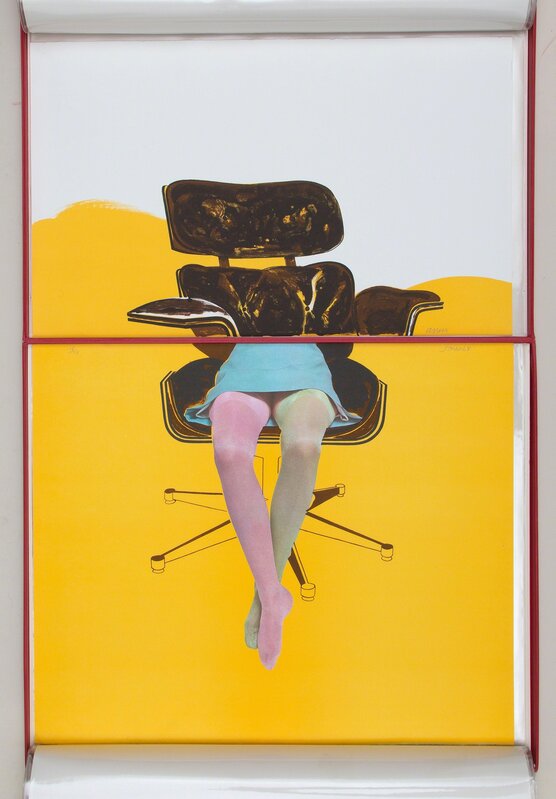 Allen Jones, ‘Life Class’, 1968, Posters, Suite of 14 lithographs, forming 7 images, plus title-page, contained in a cloth-covered solander box, Richard Saltoun