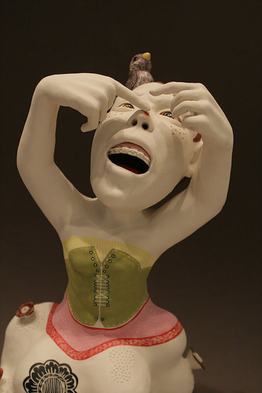 Kyungmin Park, ‘White Blossom’, 2013, Sculpture, Porcelain, Glaze, Underglaze, Cerbera Gallery
