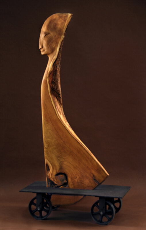 Tatyana Schremko, ‘Cleopatra’, Sculpture, Osage Orange Wood and Powder-Coated Steel, Zenith Gallery