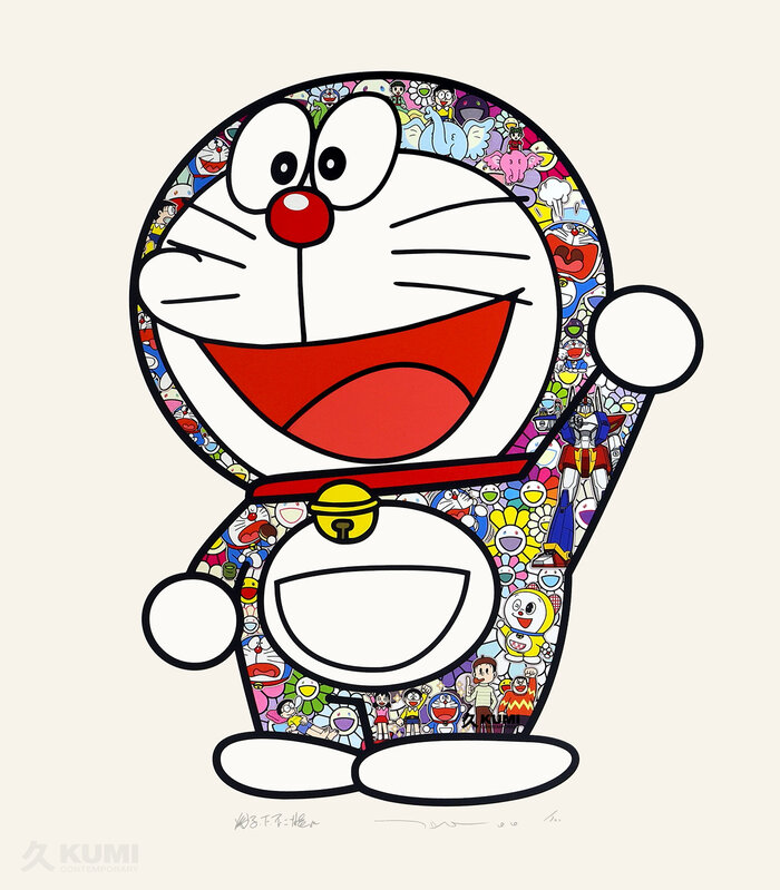 Takashi Murakami, ‘Doraemon: Hip Hip Hurrah!’, 2020, Print, Silkscreen, Kumi Contemporary / Verso Contemporary