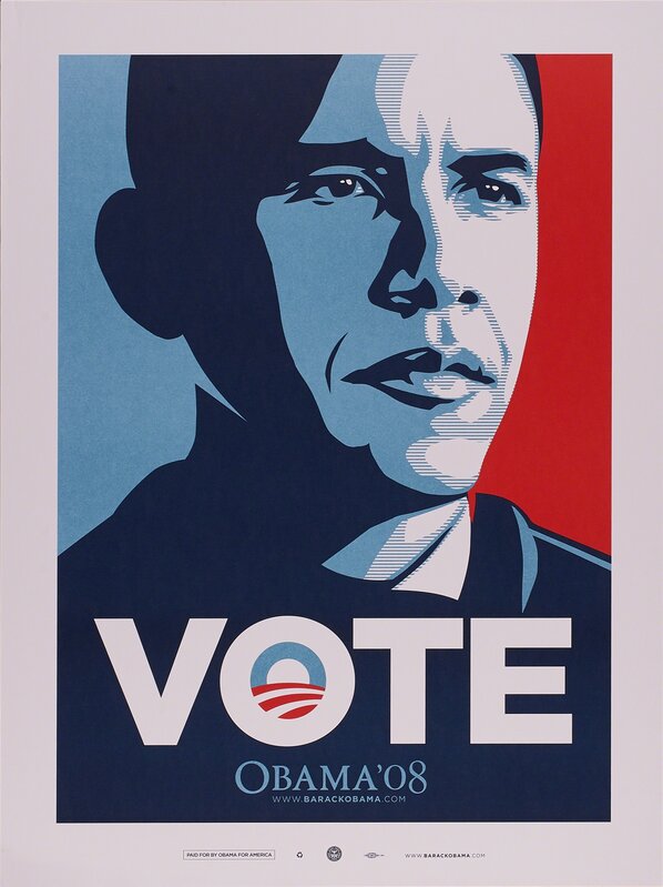 Shepard Fairey, ‘Imperial Glory, Aung San Suu Kyi and Vote’, Print, Two offset lithographs in colors and one screenprint in colors, Rago/Wright/LAMA