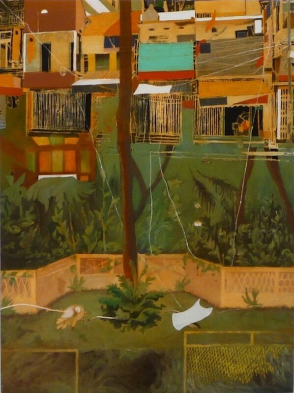 Lisa D Manner, ‘Pocket Park’, 2015, Painting, Oil on panel, Galleri Flach