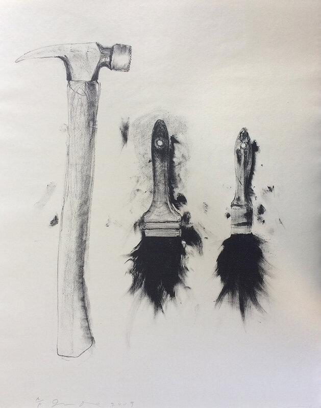 Jim Dine, ‘Hammer and Brushes’, 2010, Print, Lithograph, Artsy x Forum Auctions