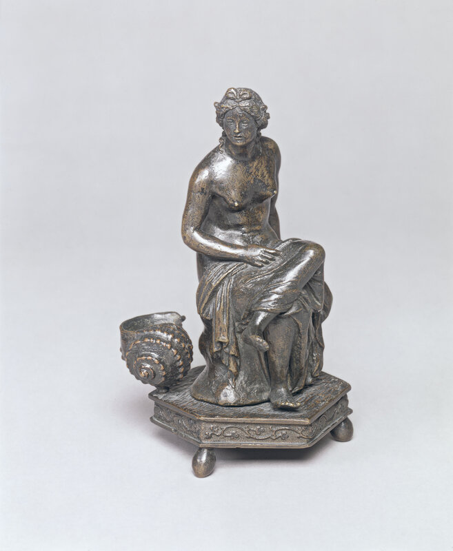 ‘Seated Female Figure’, early 16th century, Sculpture, Bronze, National Gallery of Art, Washington, D.C.