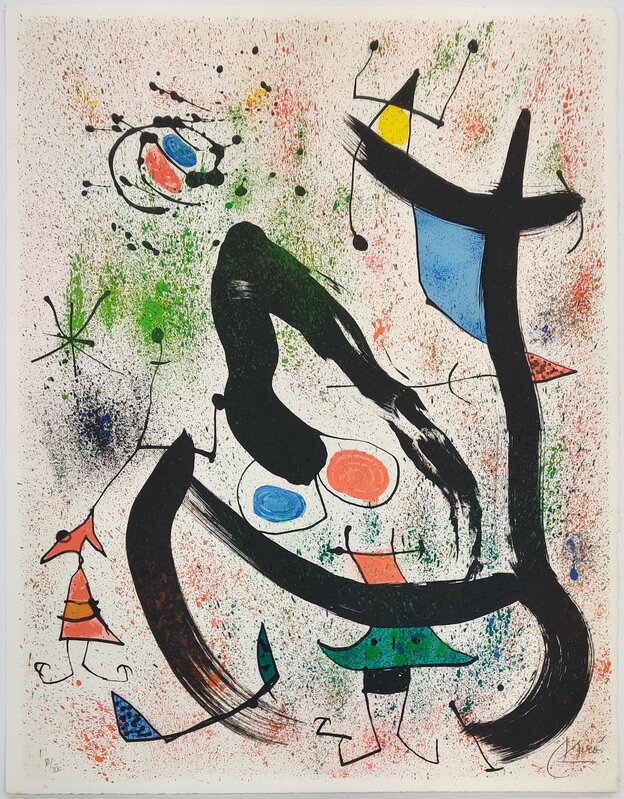 Joan Miró, ‘THE SEERS IV (LES VOYANTS)’, 1970, Print, LITHOGRAPH, Gallery Art