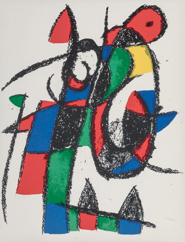 Joan Miró, ‘Untitled, from Joan Miro Lithographe II’, 1975, Ephemera or Merchandise, Lithograph in colors on wove paper, Heritage Auctions