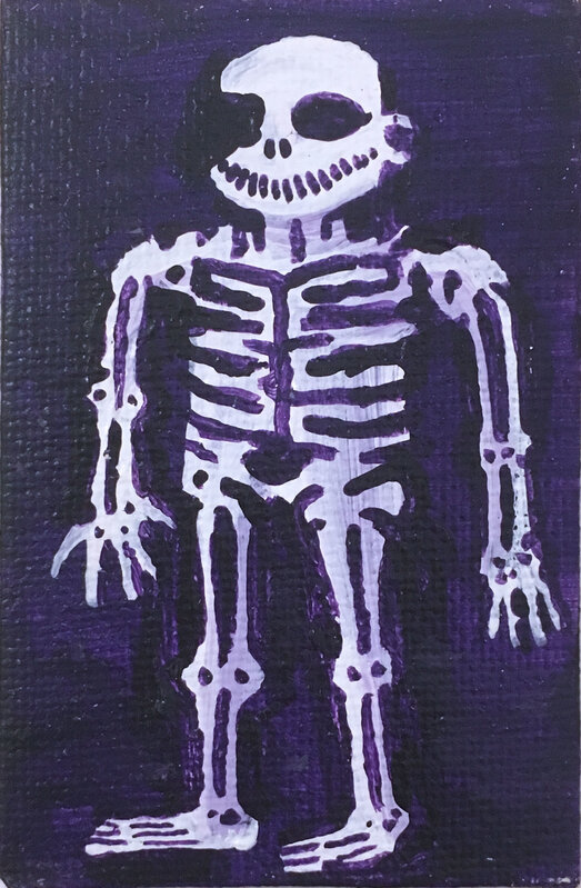 David Akey, ‘Almost a Skeleton’, ca. 2020, Painting, Acrylic on canvas, Deep Space Gallery