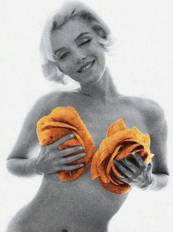 Bert Stern, ‘Marilyn Monroe: From "The Last Sitting®" (Orange Roses, wink)’, 1962, Photography, Archival Pigment Print, Staley-Wise Gallery