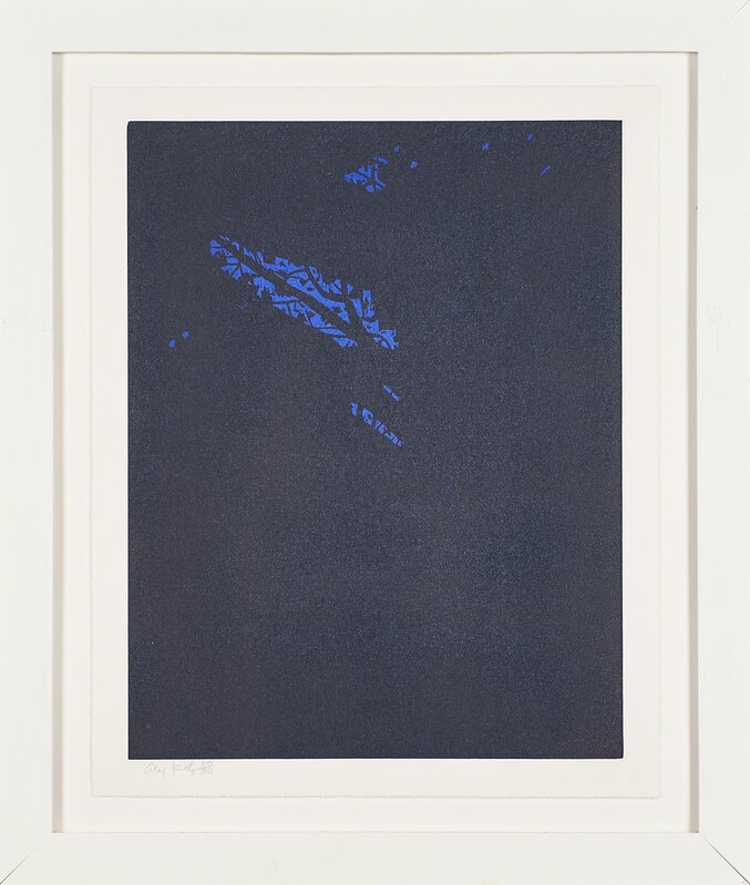 Alex Katz, ‘Fog and Night from the Northern Landscapes series’, 1994, Print, Two woodcuts in colors on japon paper, Rago/Wright/LAMA