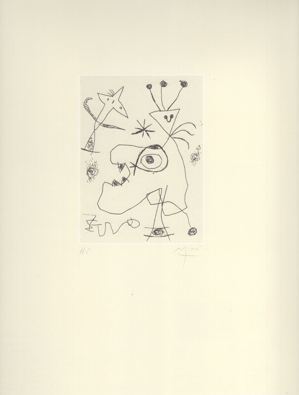 Joan Miró, ‘L'Aigrette’, 1956, Print, Etching., Lyndsey Ingram