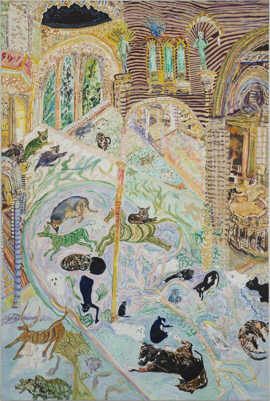 Olive Ayhens, ‘Memories of Beasts Past’, 2013, Painting, Oil on linen, Bookstein Projects