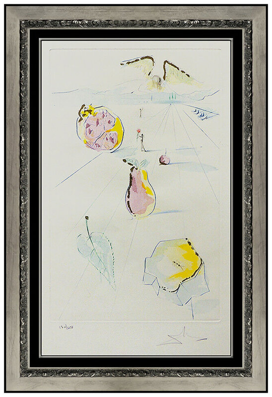 Salvador Dalí, ‘I Went Down into the Garden Of Nuts to See Fruits’, 1971, Print, Color Etching, Original Art Broker