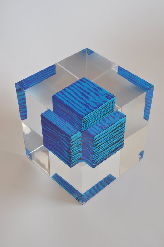 Susi Kramer, ‘Blues Lines’, 2014, Sculpture, Acrylic glass, Claudine Gil