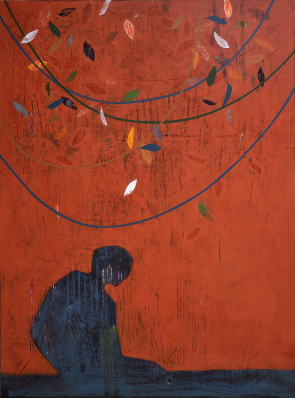 Martin Webb, ‘Devotion’, 2020, Painting, Mixed media on wood panel, Sue Greenwood Fine Art