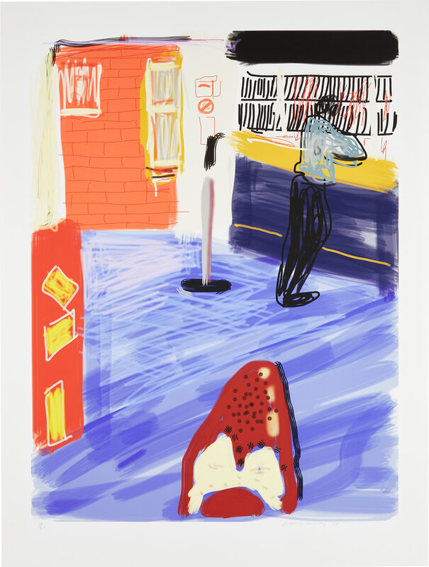 David Hockney, ‘Untitled (180)’, 2010, Print, IPad drawing in colors, printed on wove paper, with full margins., Phillips