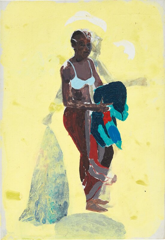 Hurvin Anderson, ‘Naila (Movement)’, 2010, Painting, Acrylic on paper layered on board, Phillips