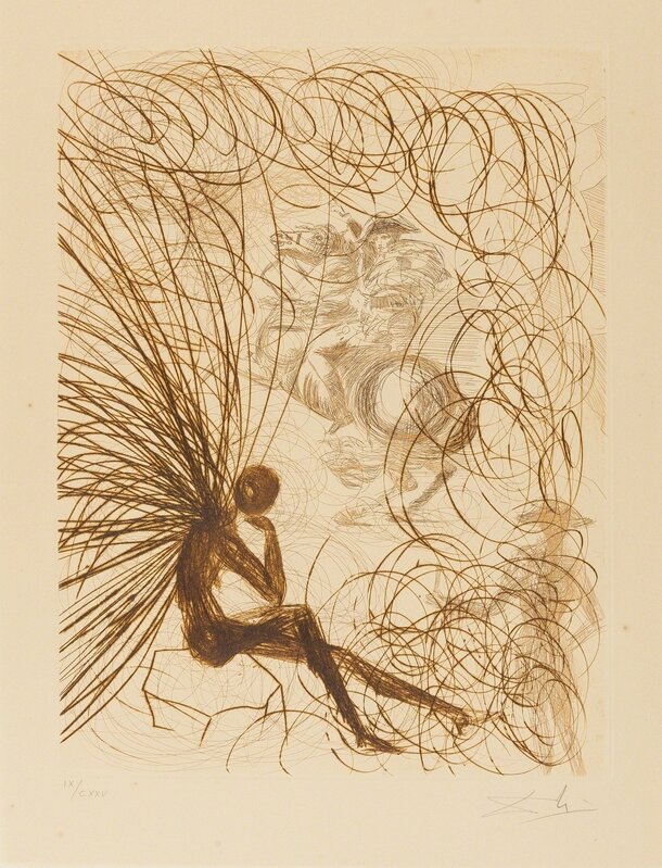 Salvador Dalí, ‘Napoleon (Field 70-8; M&L 430b)’, 1970, Print, Etching printed in sepia, Forum Auctions