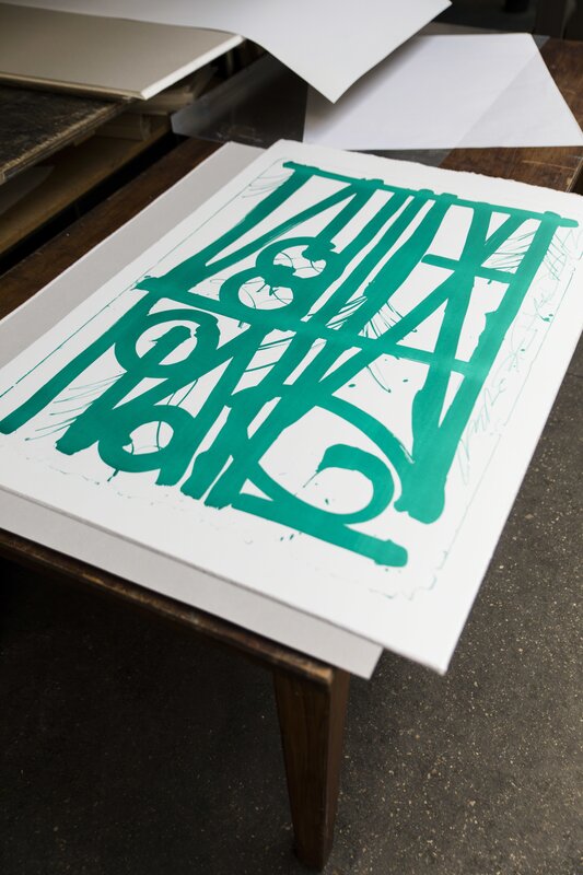 RETNA, ‘Ludavico & Ludovico (Turquoise Edition)’, 2018, Print, Lithograph, Print Them All