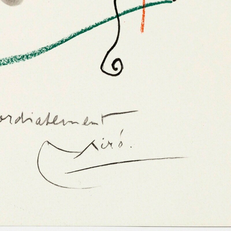 Joan Miró, ‘Quelques Fleurs #11: Féquet’, 1964, Print, Lithograph, Caviar20 Gallery Auction