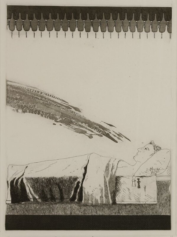 David Hockney, ‘Cold Water about to Hit the Prince (Tokyo 94)’, 1969, Print, Etching and aquatint, Sworders