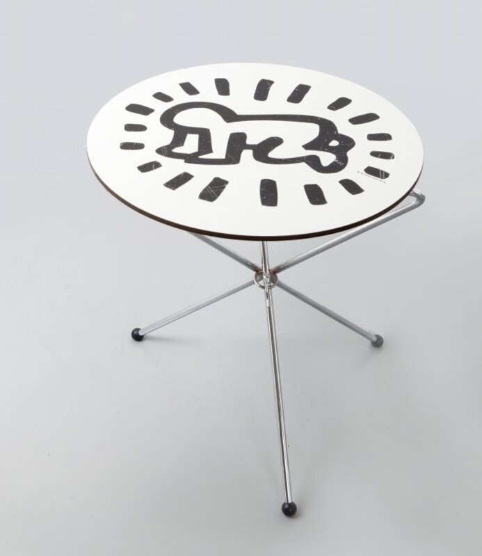 Keith Haring, ‘Rududu’, Other, Folding table, chromed metal legs, laminated top HPL, Aste Boetto