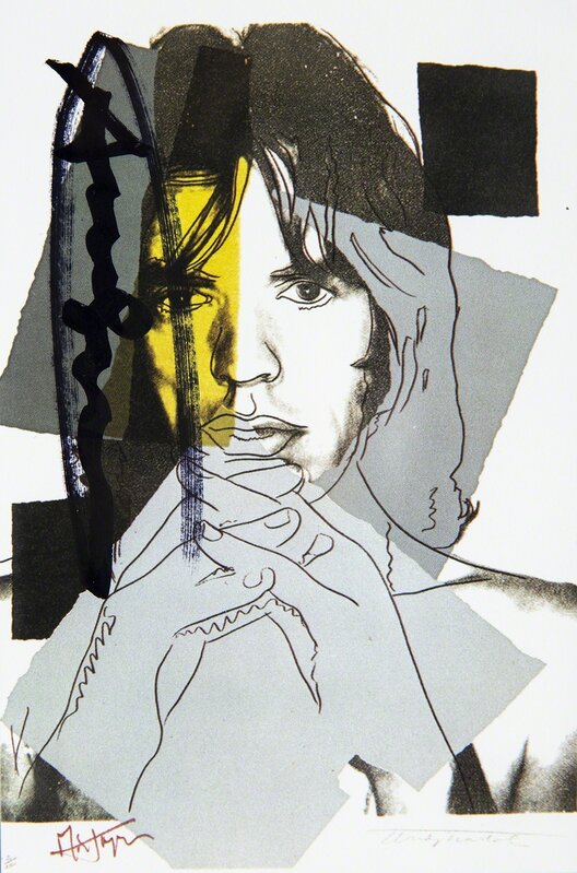 Andy Warhol, ‘Mick Jagger FS.II.147 Gallery Invitation Announcement’, 1975, Print, Lithograph, Modern Artifact