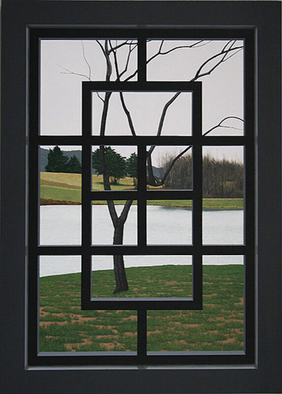 Warner Friedman, ‘Chinese Window’, 2009, Painting, Acrylic on canvas, Clark Gallery