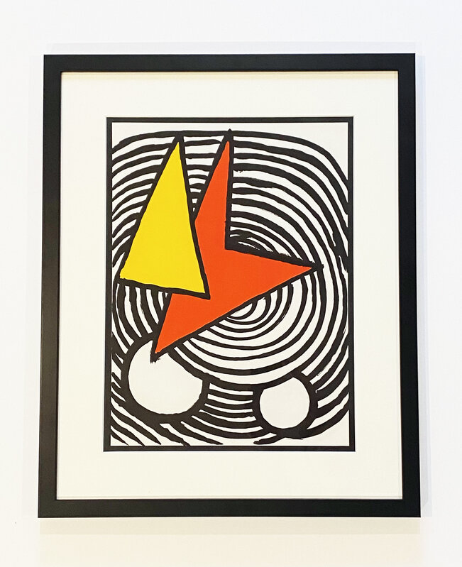 Alexander Calder, ‘ Derriere le Miroir #201’, 1965, Print, Lithograph, Georgetown Frame Shoppe