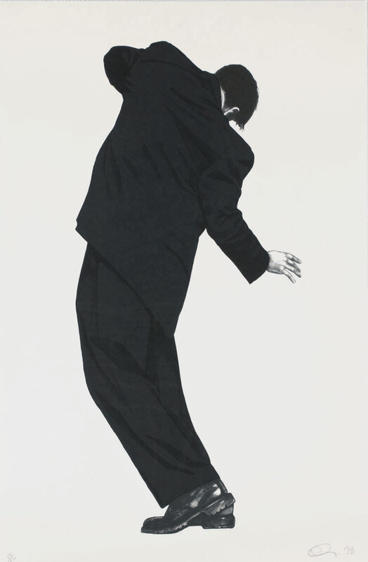 Robert Longo, ‘RAPHAEL’, 1998, Print, Lithograph, on Rives BFK paper, Carroll Art