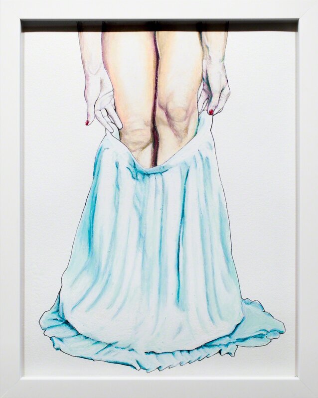 Lauren Rinaldi, ‘You In That Dress’, 2016, Drawing, Collage or other Work on Paper, Oil pastel on arches paper, Paradigm Gallery + Studio