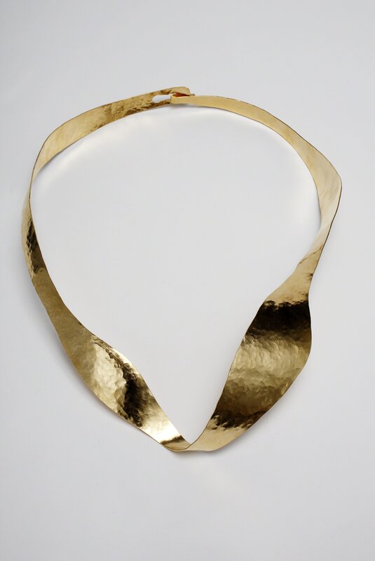 Jacques Jarrige, ‘Necklace gold plated "Halo" by Jacques Jarrige’, 2015, Jewelry, Gold plated brass, Valerie Goodman Gallery