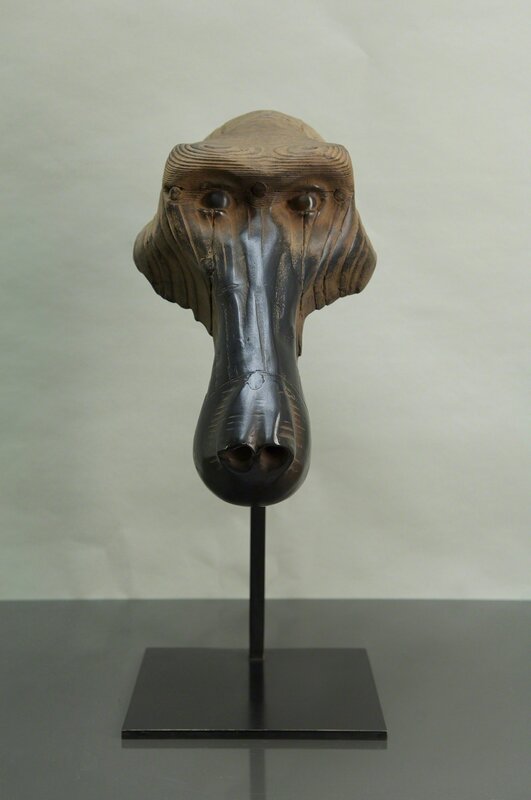 Quentin Garel, ‘Baboon mask’, 2017, Sculpture, Patinated Bronze, Galerie Bayart