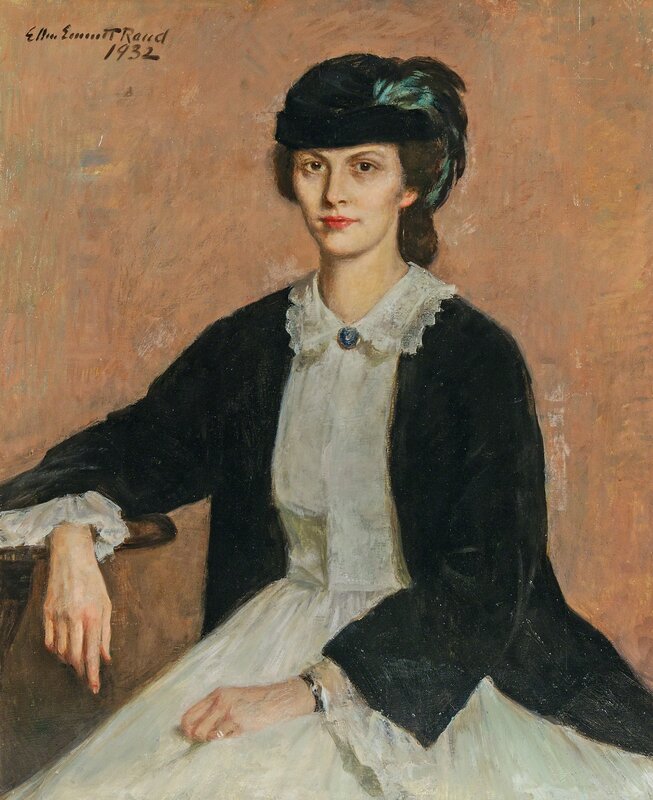 Ellen Gertrude Emmet Rand, ‘Brown-eyed Girl’, Painting, Oil on board, Skinner