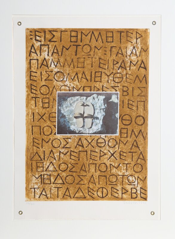 Joe Tilson, ‘Proscinemi Olympia’, 1979, Print, Etching with Collage, RoGallery