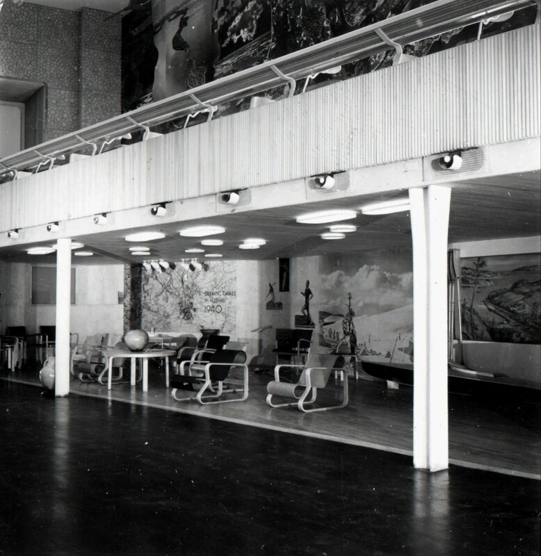 Unknown Artist, ‘Artek furniture in the Finnish pavilion at the New York World’s Fair’, 1939, Photography, Bard Graduate Center Gallery