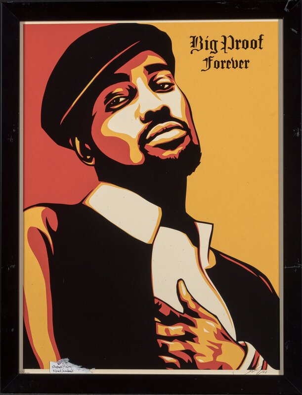 Shepard Fairey, ‘Big Proof Forever’, 2006, Print, Screenprint in colors on thick speckled cream paper, Heritage Auctions