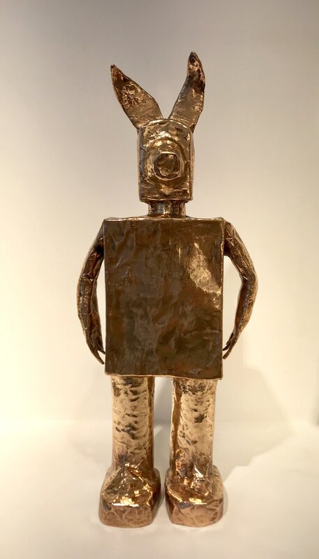 Mia Fonssagrives-Solow, ‘Kis’, Sculpture, Bronze with gold patina, Galerie Dumonteil