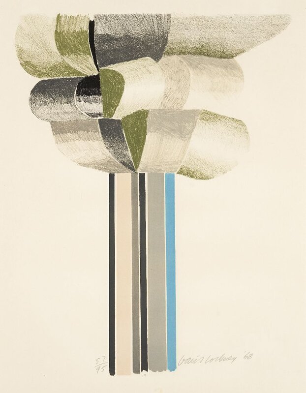David Hockney, ‘Tree [Tokyo 61]’, 1968, Print, Lithograph in colours on BFK Rives wove, Roseberys